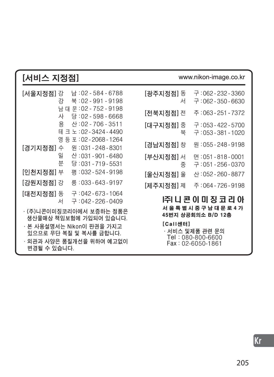 Nikon SD-9 user manual 205 