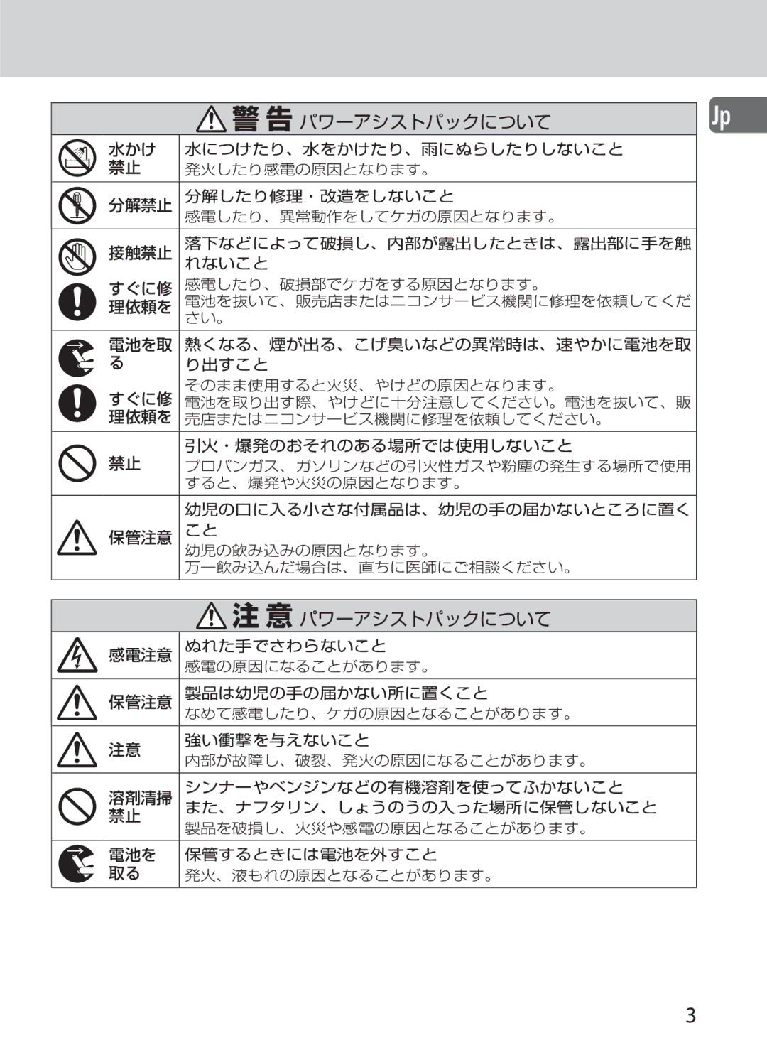 Nikon SD-9 user manual # 禁止 