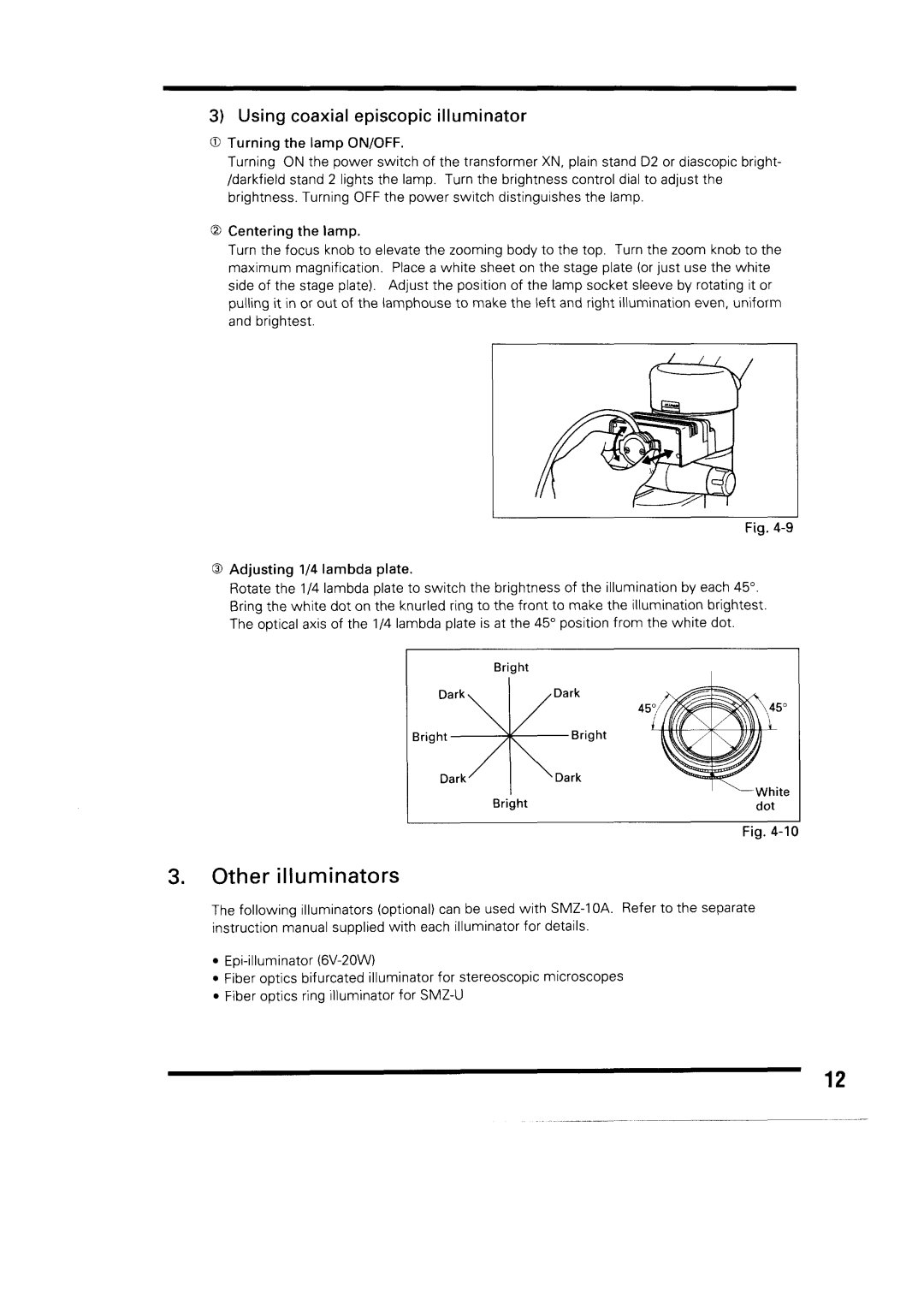 Nikon SMZ-10A manual 