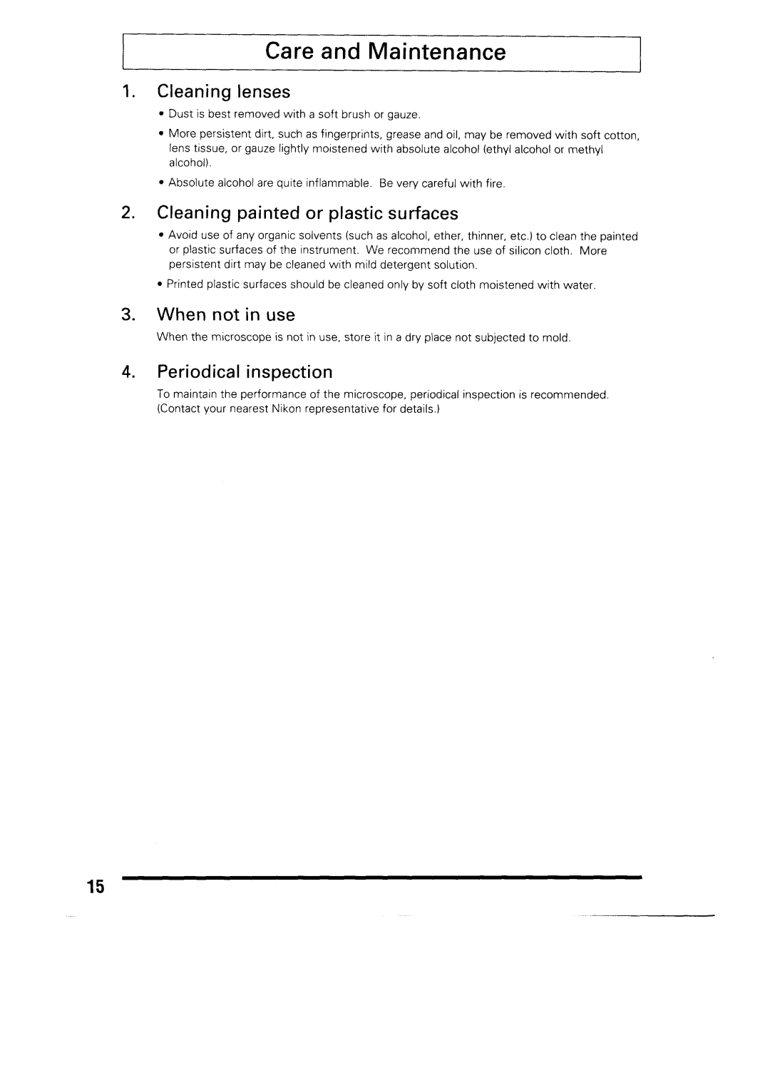 Nikon SMZ-10A manual 