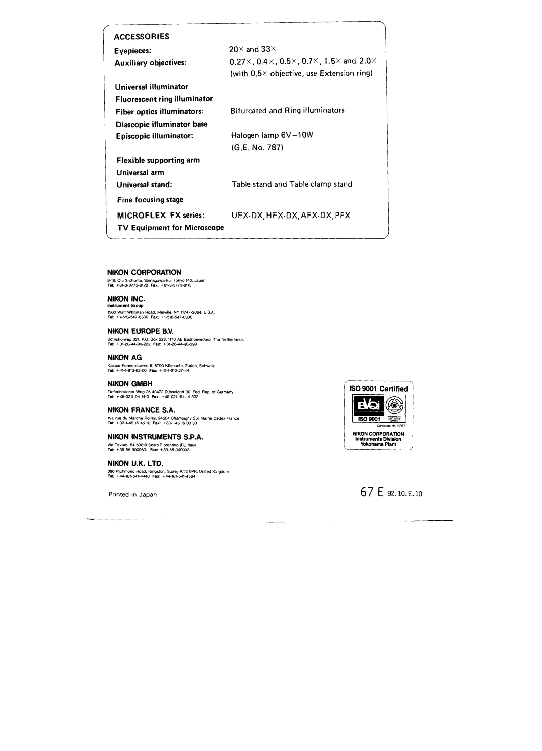 Nikon SMZ-2T manual 