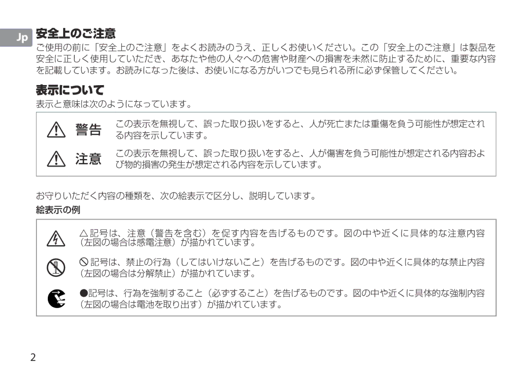 Nikon TC-20E III manual 表示について 