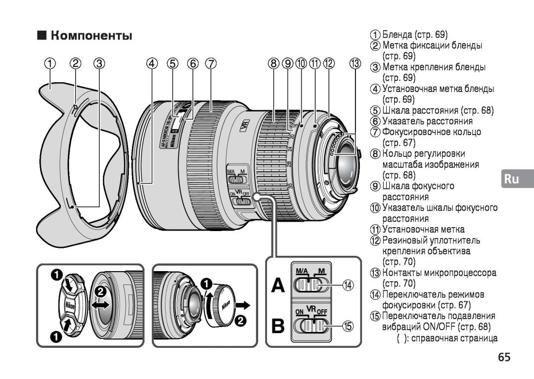 Nikon TT9J02(E3) manual Компоненты, Jp En De Fr Es Se Ru Nl It Cz Sk Ck Ch Kr 