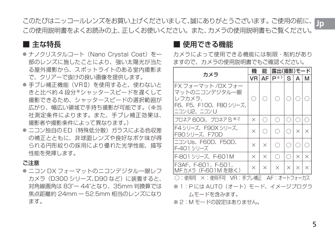 Nikon TT9J02(E3) manual ナノクリスタルコート（Nano Crystal Coat）を一, F90 シリーズ、F70D ニコン Us、F60D、F50D、, 401 シリーズ, 801 シリーズ、F-601M 