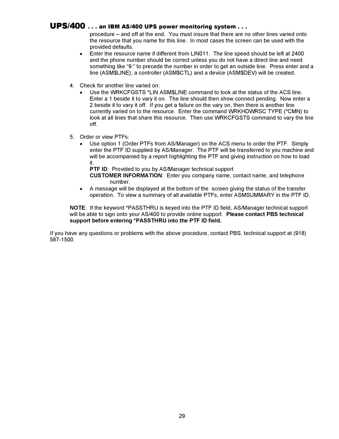 Nikon installation instructions UPS/400 . . . an IBM AS/400 UPS power monitoring system 