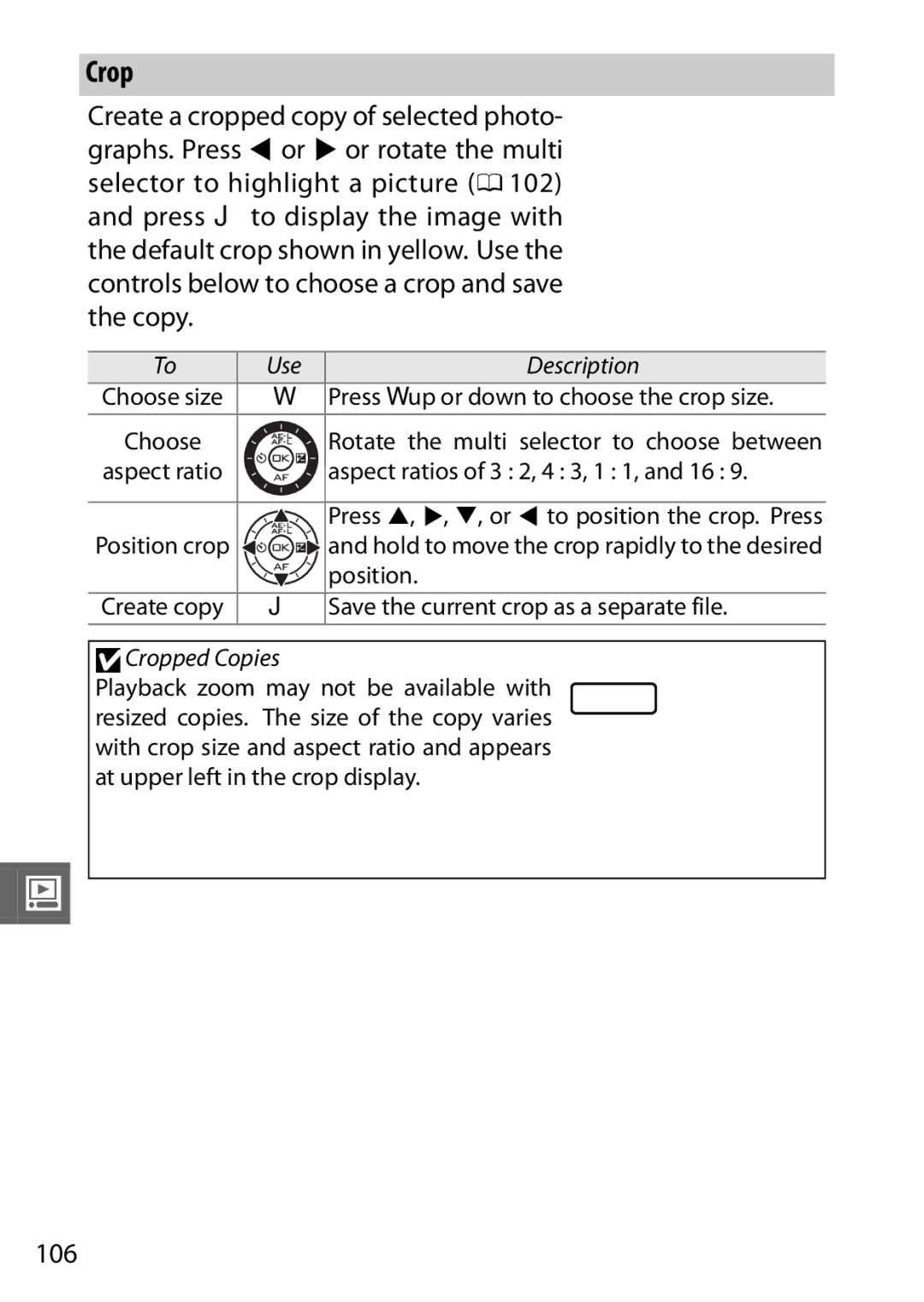 Nikon V1 manual 106, DCropped Copies 