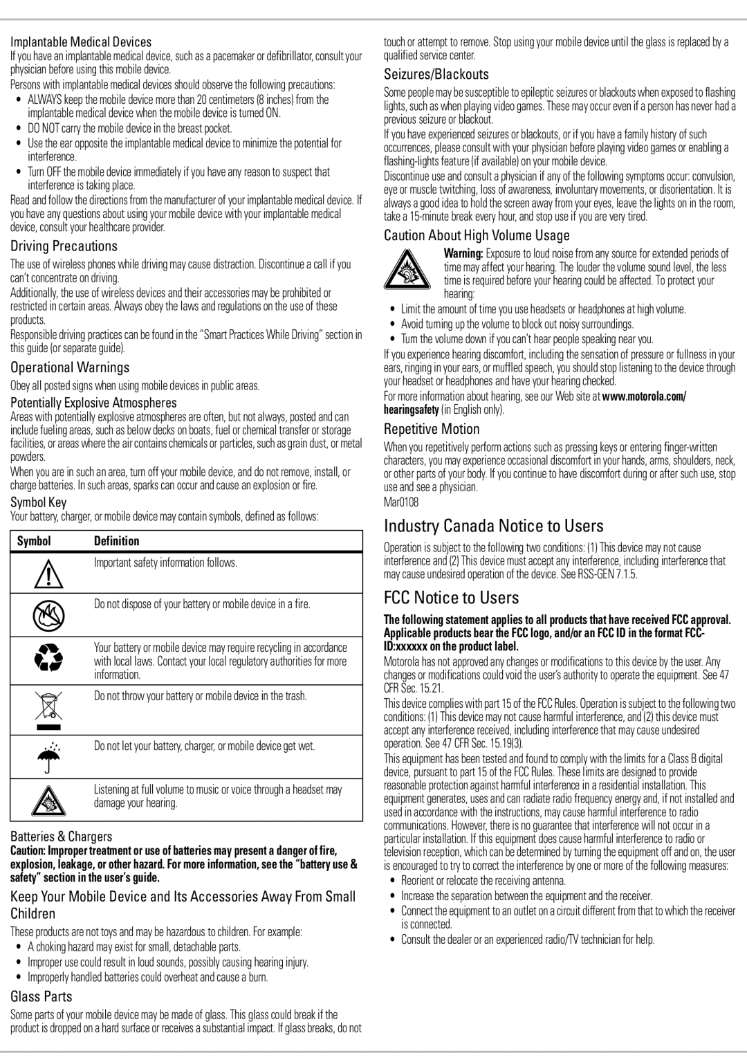 Nikon VE240 manual Industry Canada Notice to Users, FCC Notice to Users 