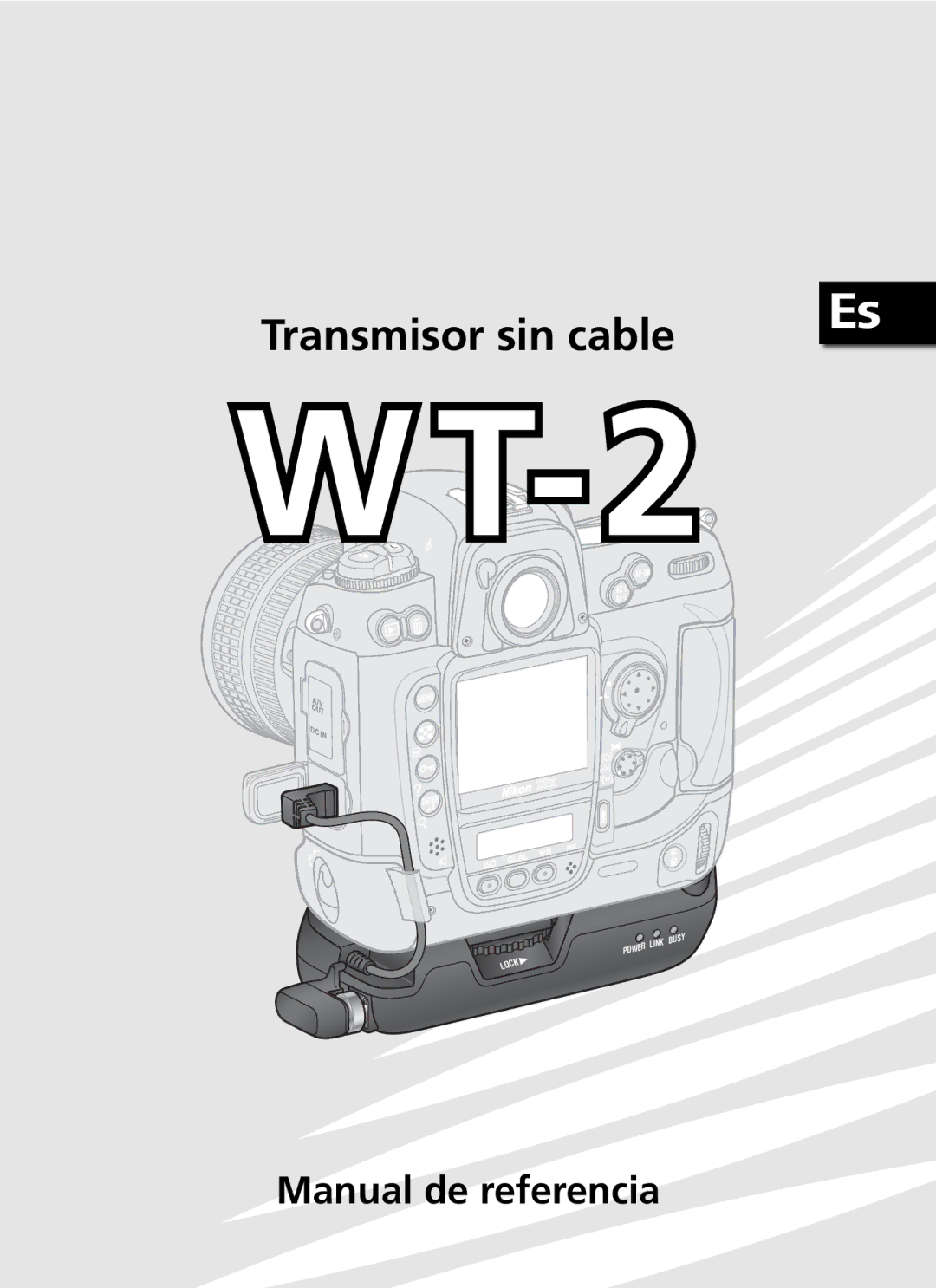 Nikon WT-2 user manual Transmisor sin cable 