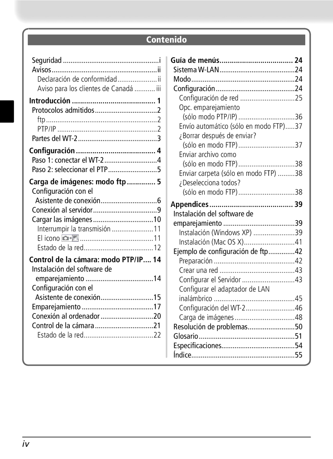 Nikon WT-2 Conﬁguración con el, El icono, Instalación del software de, Opc. emparejamiento, ¿Borrar después de enviar? 