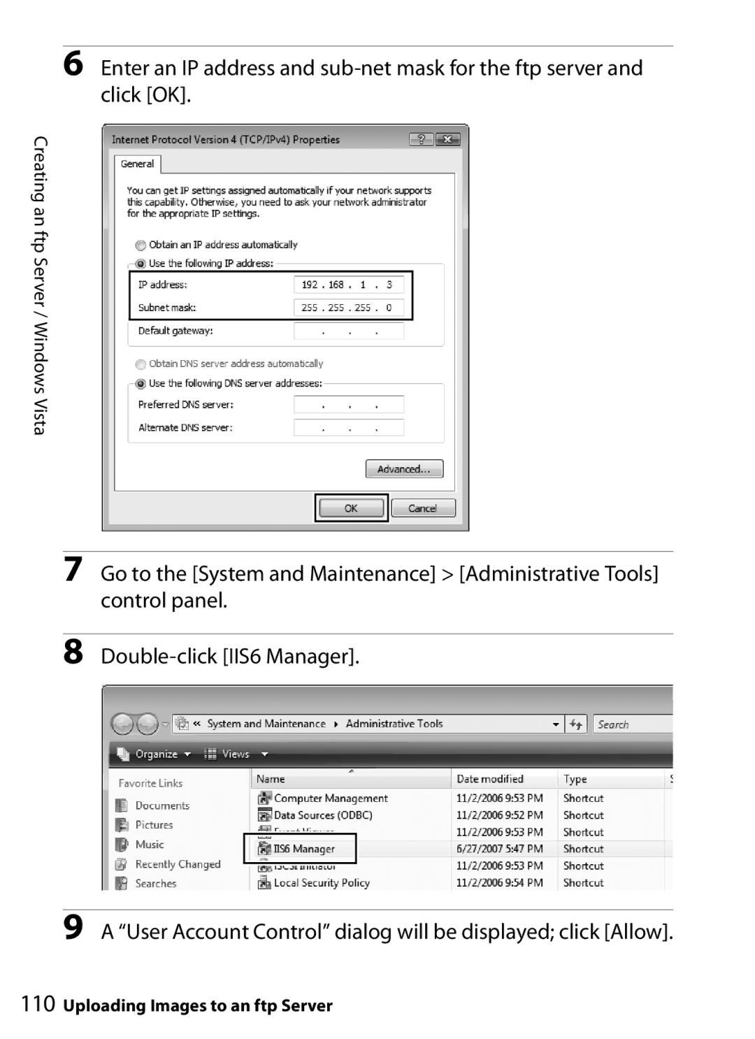 Nikon WT-4 user manual Uploading Images to an ftp Server 