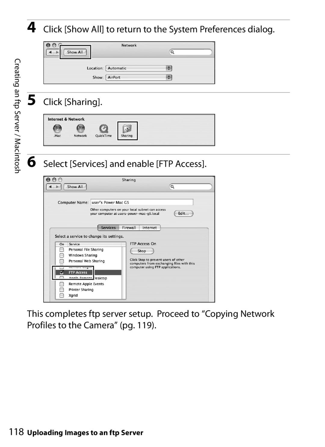 Nikon WT-4 user manual Click Show All to return to the System Preferences dialog 