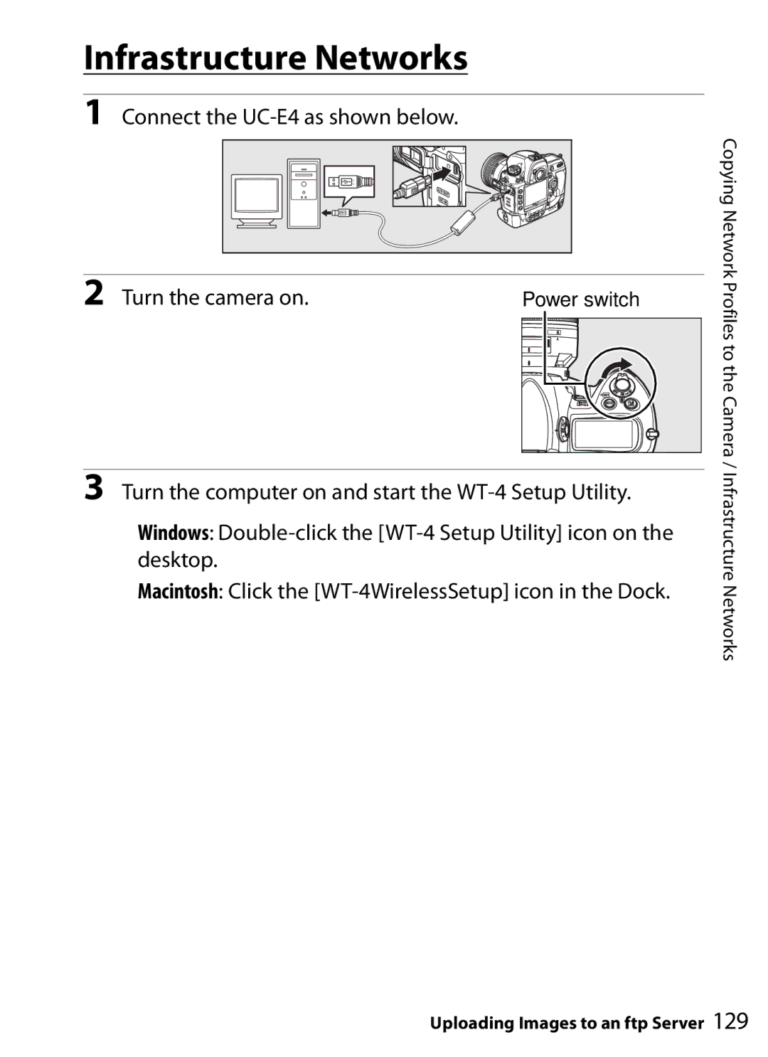 Nikon WT-4 user manual Infrastructure Networks 