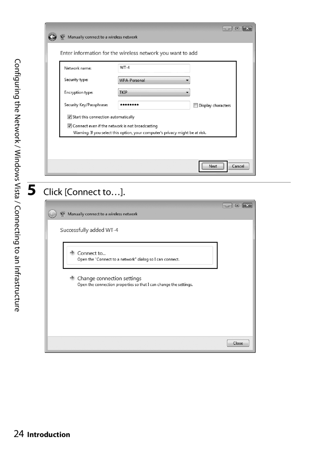 Nikon WT-4 user manual Click Connect to… 