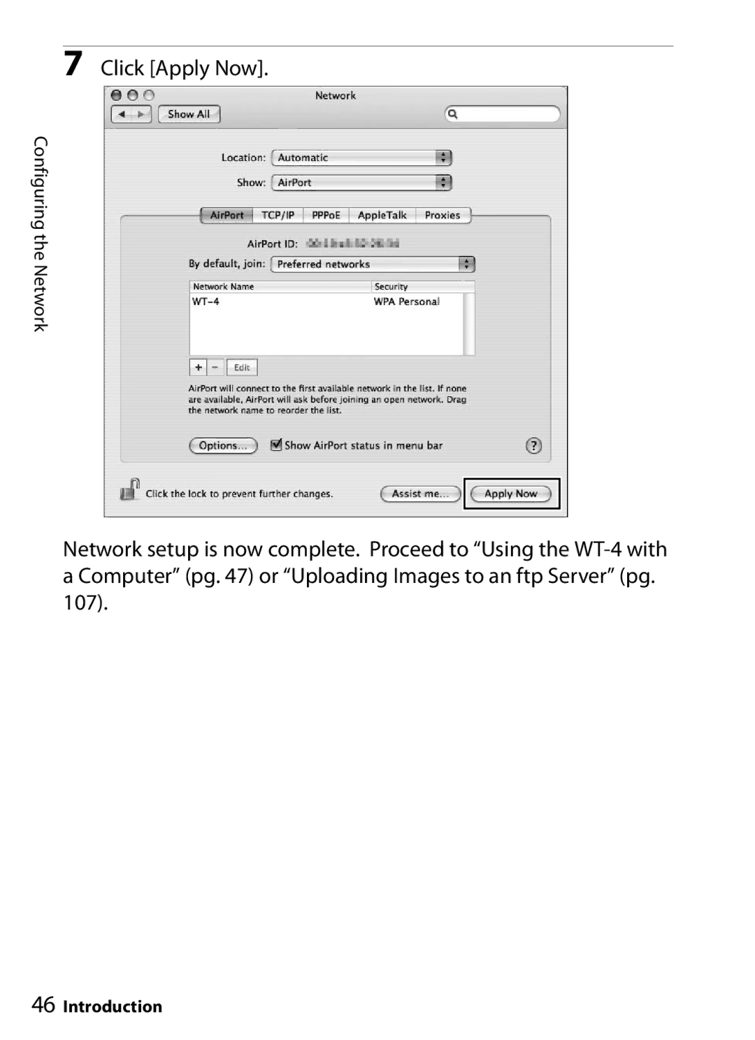 Nikon WT-4 user manual Click Apply Now 