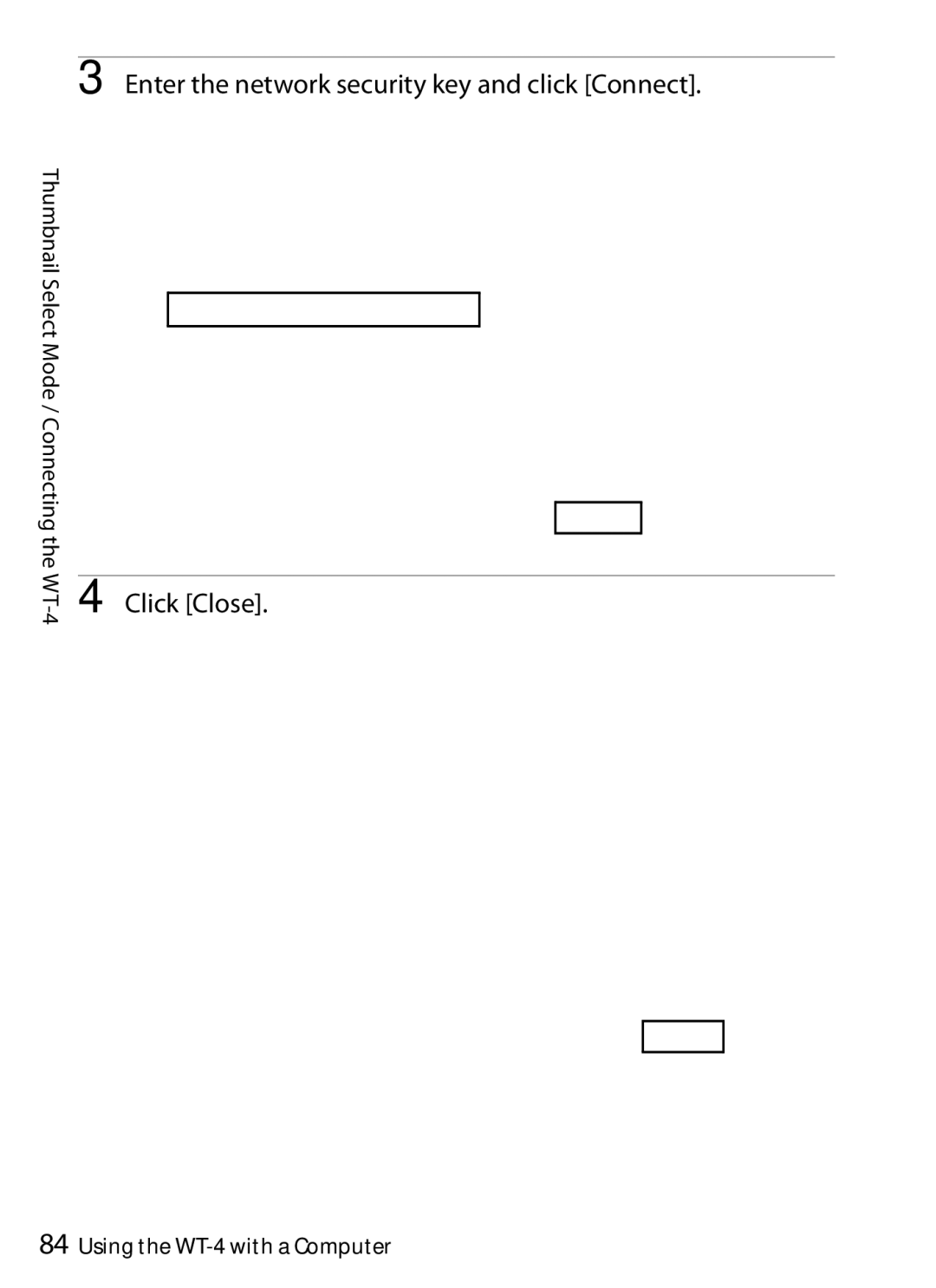 Nikon WT-4 user manual Enter the network security key and click Connect 