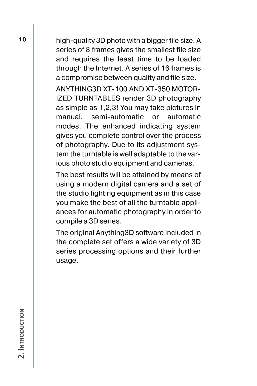 Nikon XT350, XT100 manual ANYTHING3D Xtand Xtmotor 