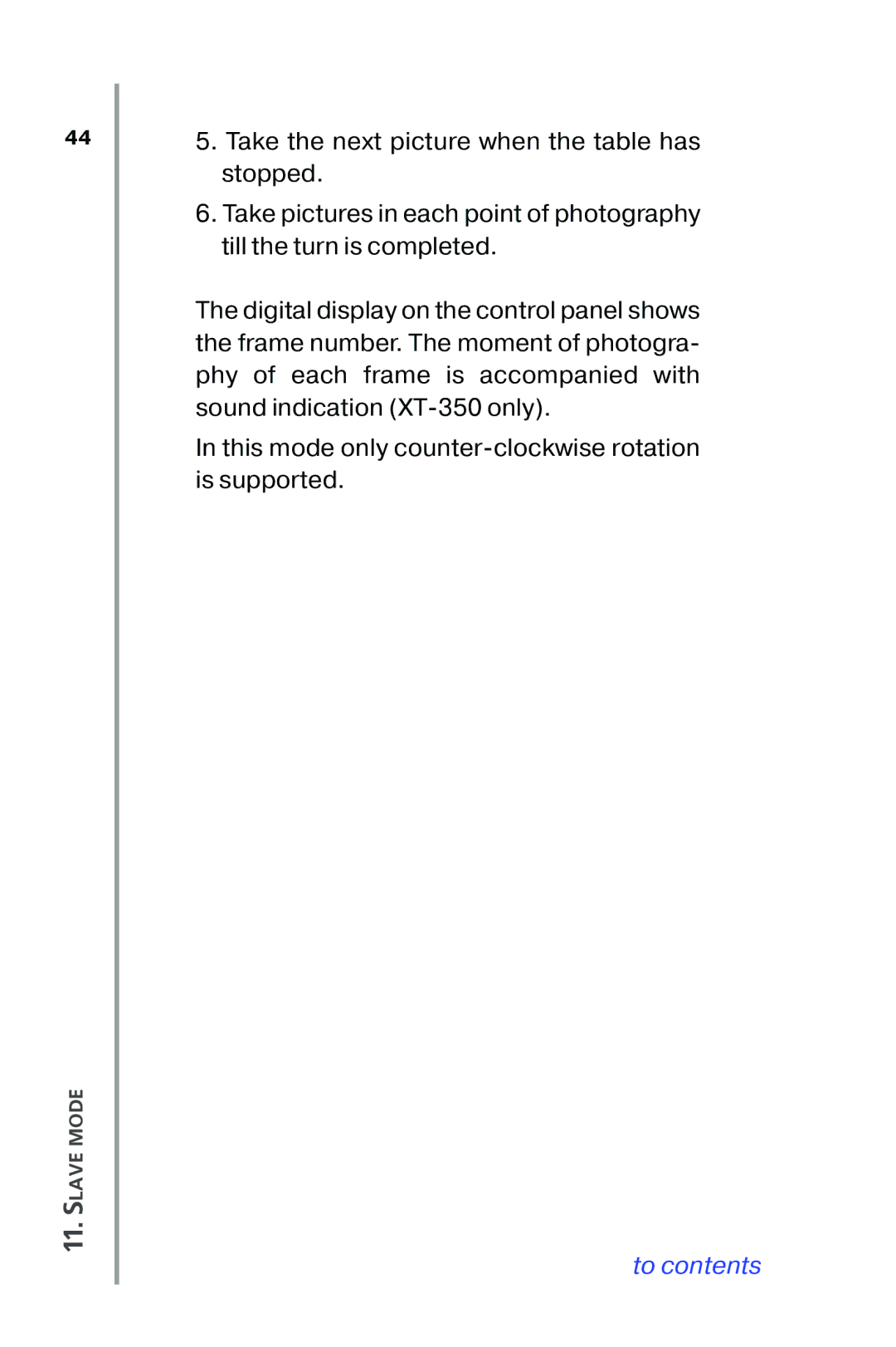 Nikon XT350, XT100 manual To contents 