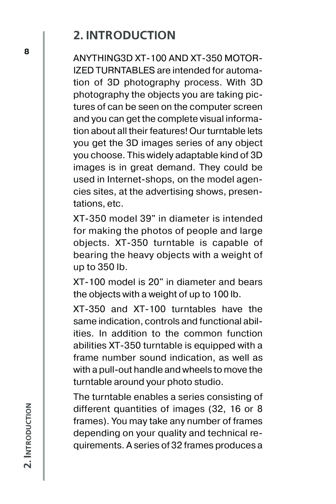 Nikon XT350, XT100 manual Introduction, ANYTHING3D Xtand Xtmotor 