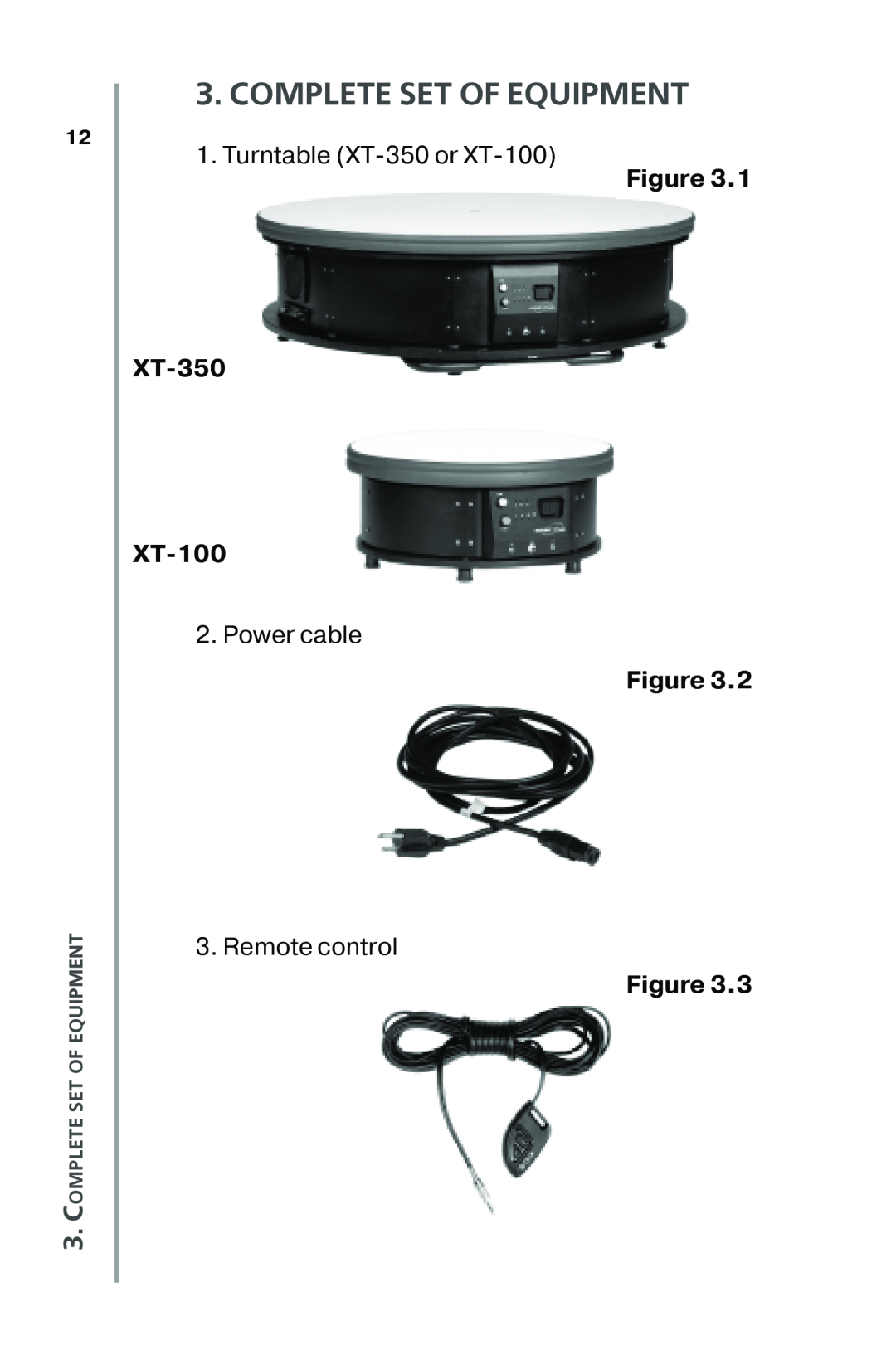 Nikon XT350, XT100 manual Complete Set Of Equipment, Figure XT XT 