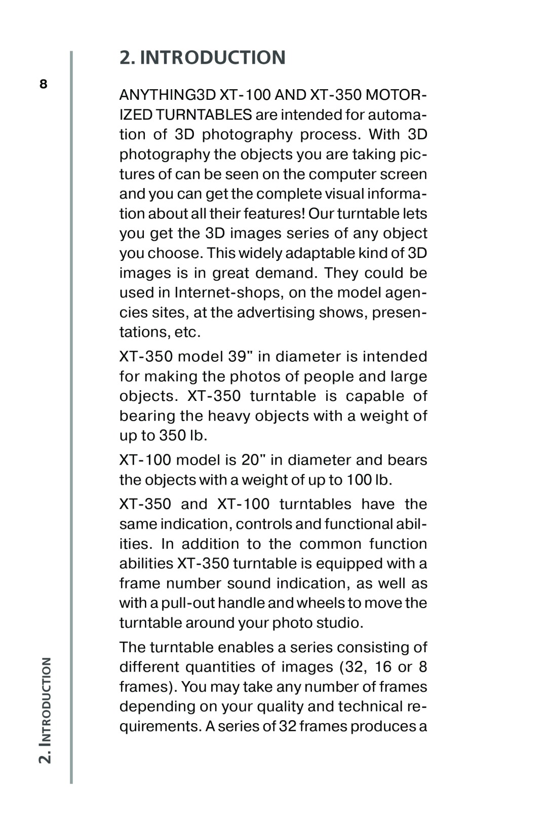 Nikon XT350, XT100 manual Introduction 