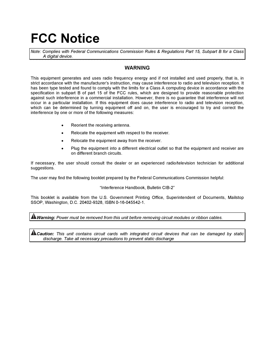 Nikon XX152-02-00 specifications FCC Notice 