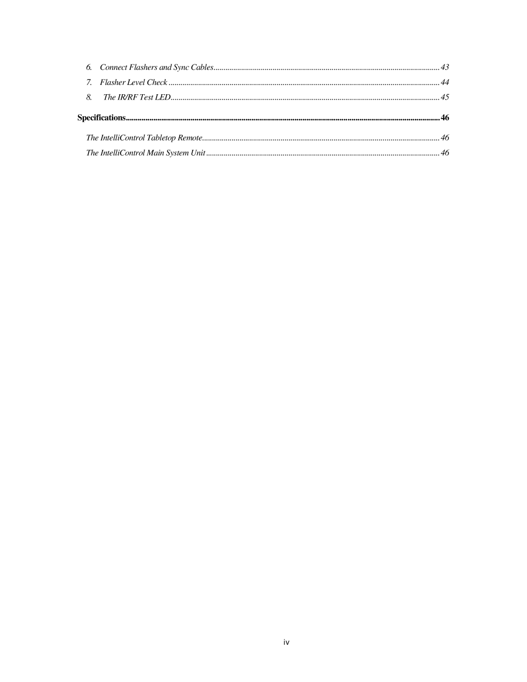 Niles Audio 8 manual Specifications 