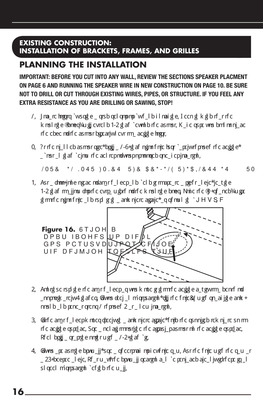 Niles Audio CM6HDFX manual Planning the Installation 