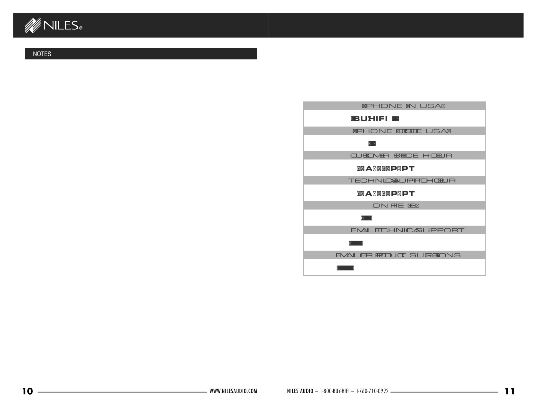 Niles Audio CM7SD manual Buy-Hifi 