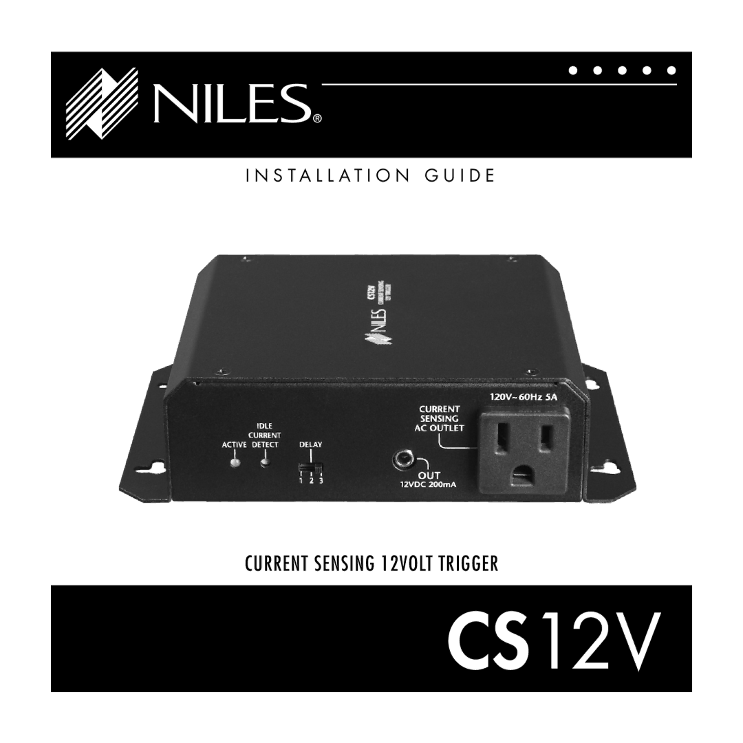 Niles Audio CS12V manual 