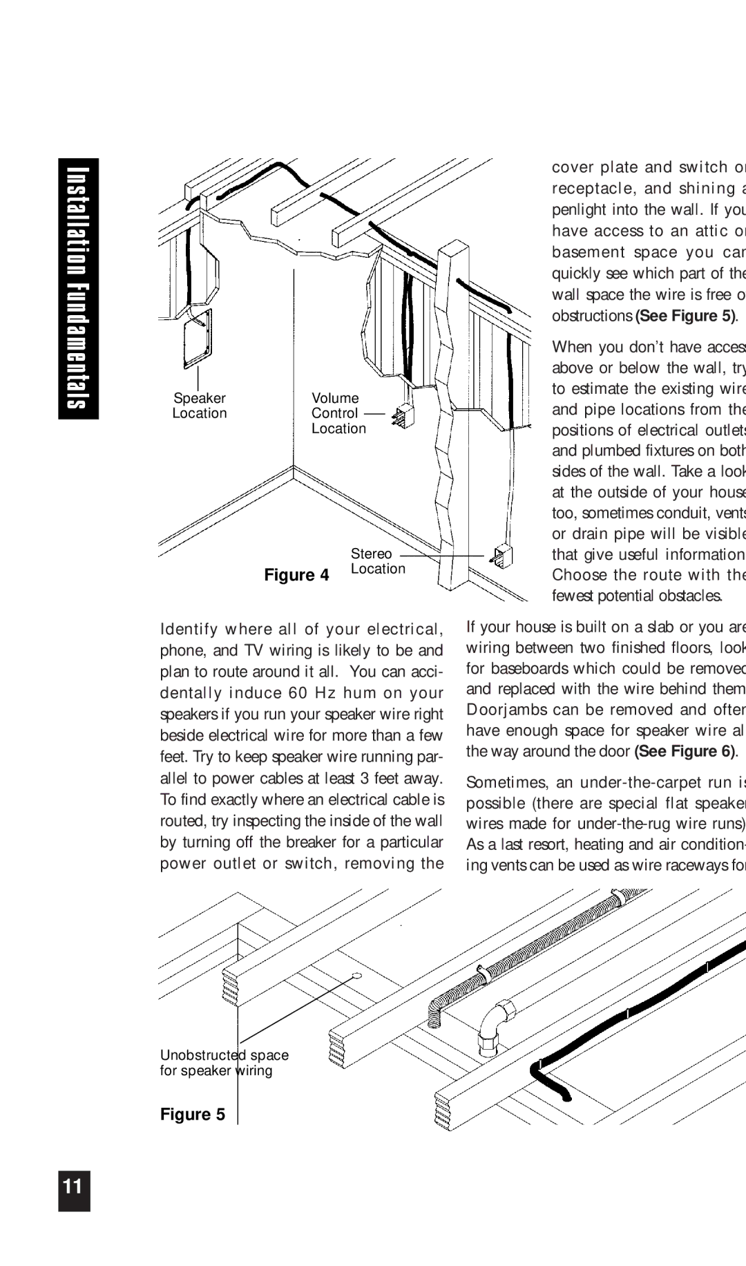 Niles Audio CS525, CS650 manual Location 