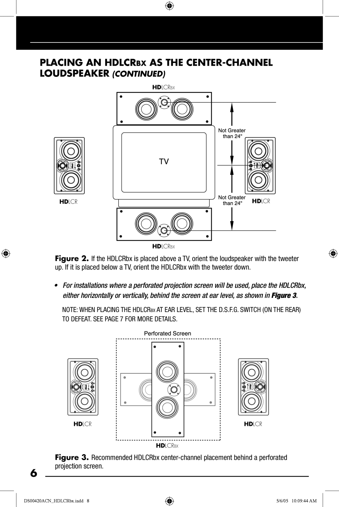 Niles Audio DS00420ACN manual Hdlcr 