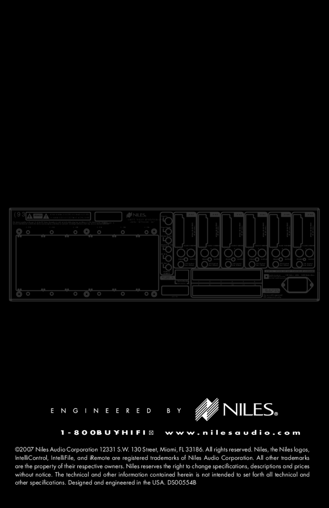 Niles Audio GXR2 EX manual 0 0 B U Y H I F I w w w . n i l e s a u d i o . c o m 