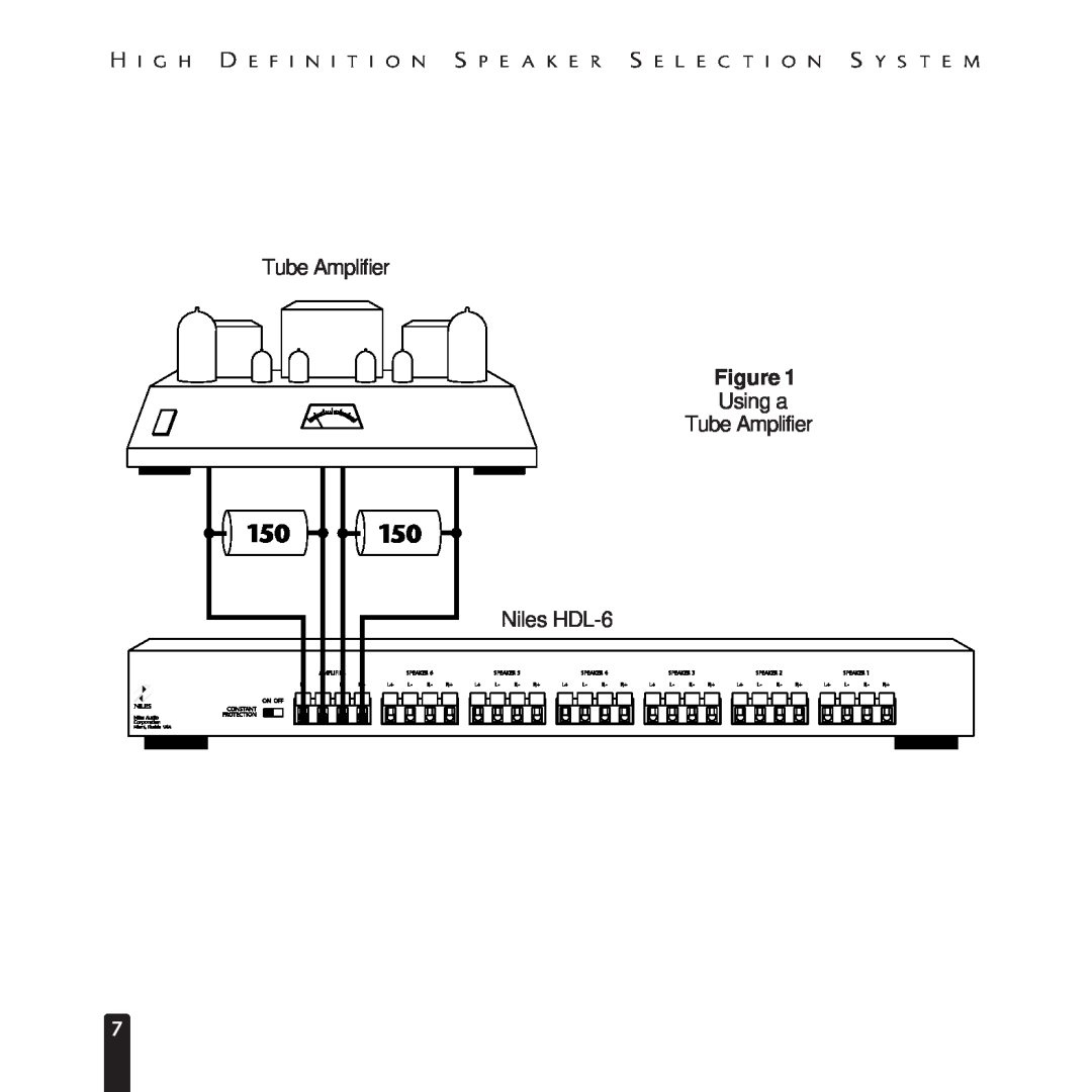 Niles Audio manual Using a Tube Amplifier Niles HDL-6 