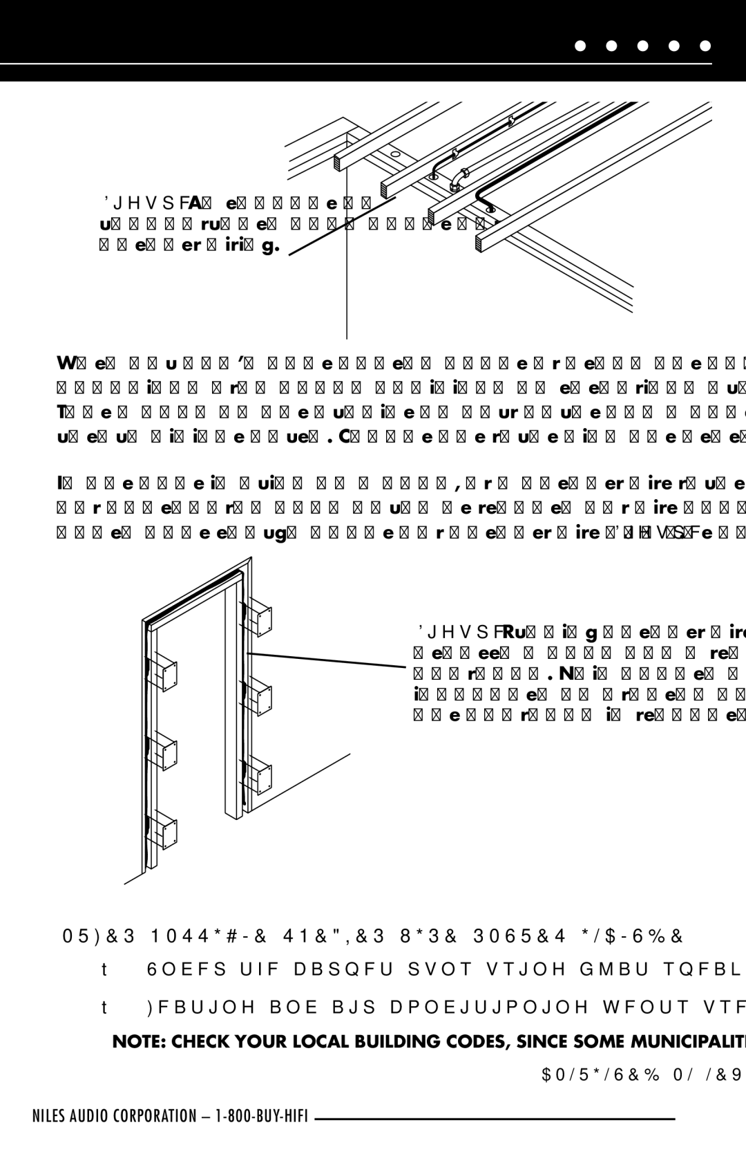 Niles Audio HDLCR manual Speaker wiring, Other Possible Speaker Wire Routes Include 