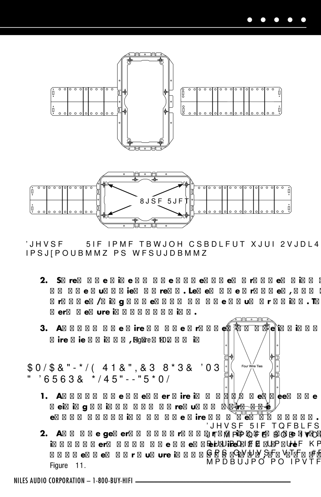 Niles Audio HDLCR manual Concealing Speaker Wire for a Future Installation, Exact location of the wire on a set of plans 