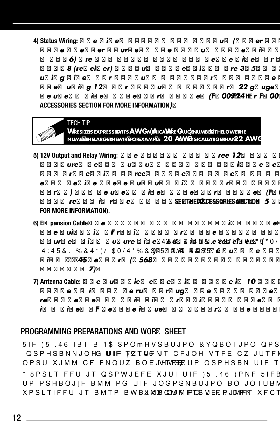 Niles Audio HT-MSU manual Programming Preparations and Worksheet, Tech TIP 