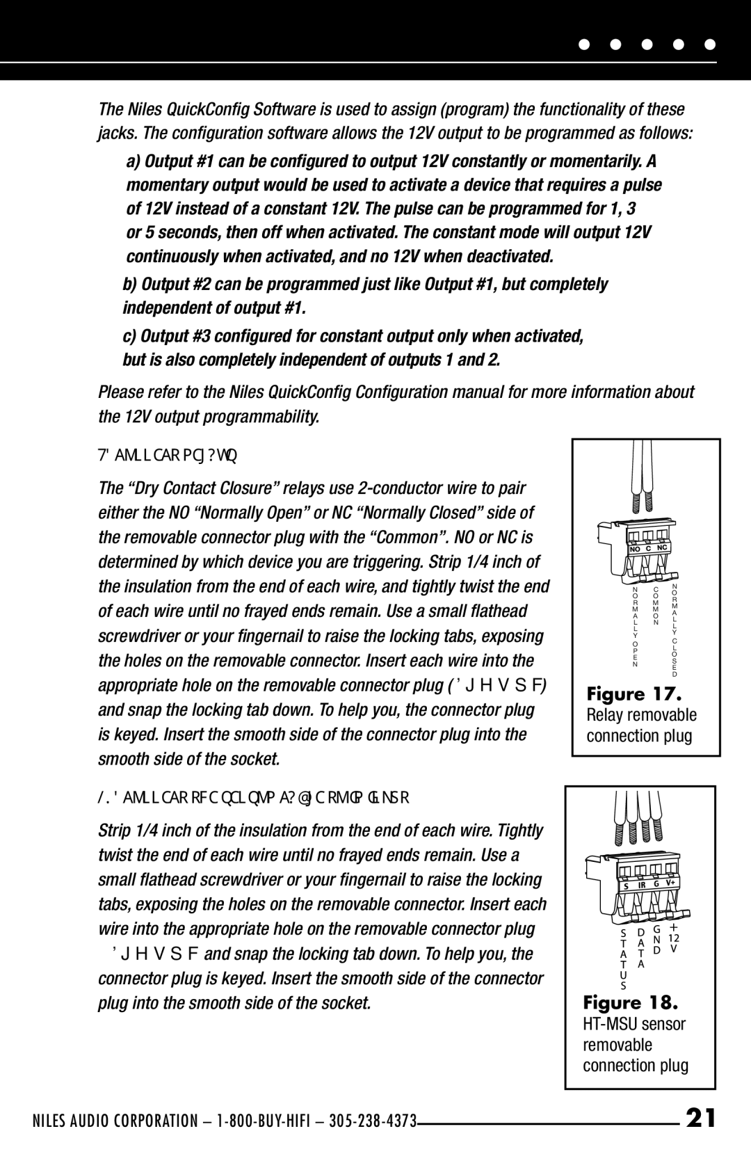 Niles Audio iC2 manual Connect Relays, Connect the Sensor Cable to IR Input 