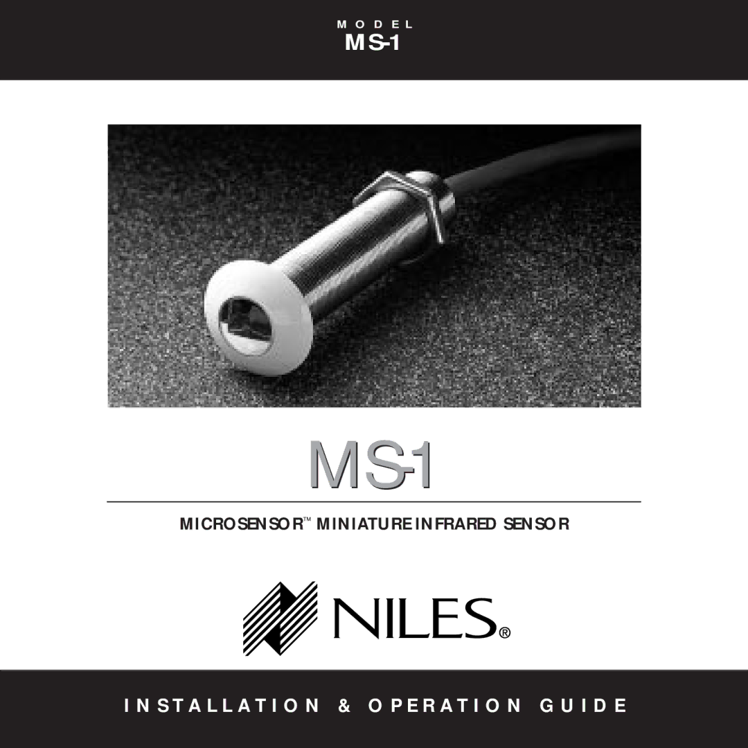 Niles Audio MS-1 manual 