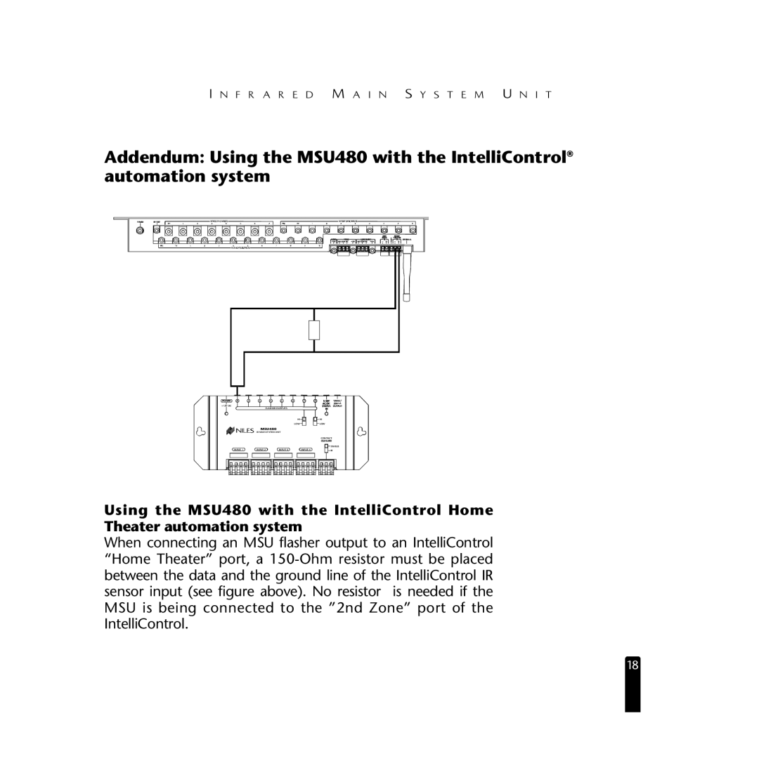 Niles Audio MSU480 manual Flasher Outputs LOW 