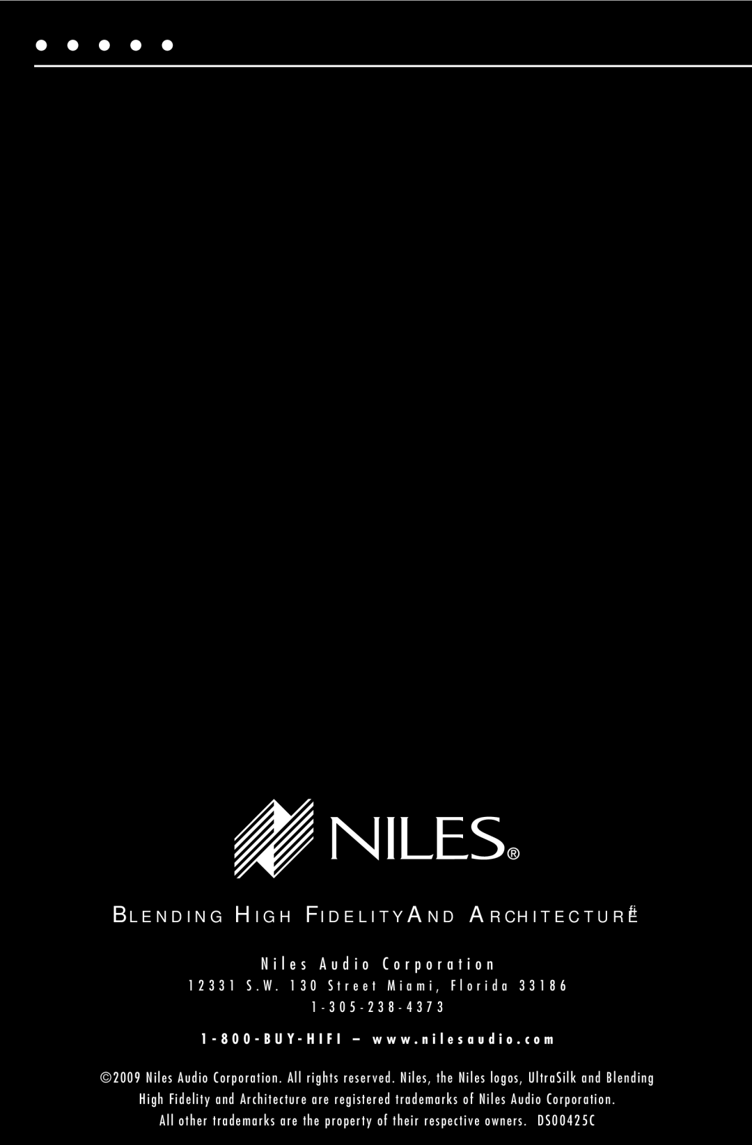 Niles Audio OS5.3, OS7.3, OS6.3 manual 0 0 B U Y H I F I w w w . n i l e s a u d i o . c o m 