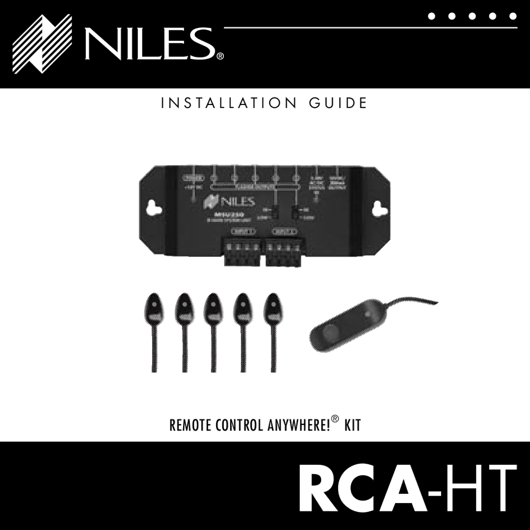 Niles Audio RCA-HT manual Rca-Ht 