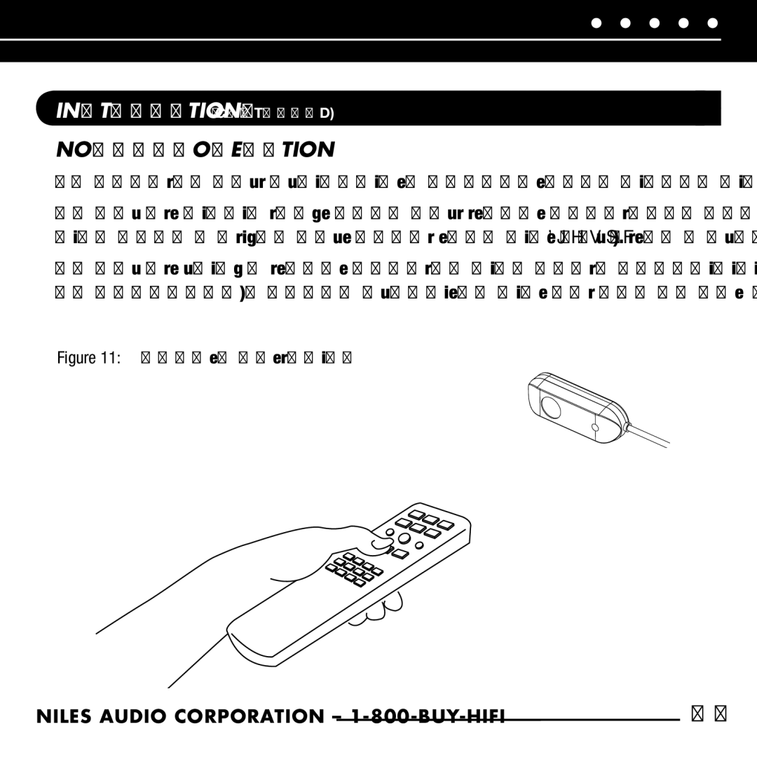 Niles Audio RCA-SM manual Normal Operation, System Operation 