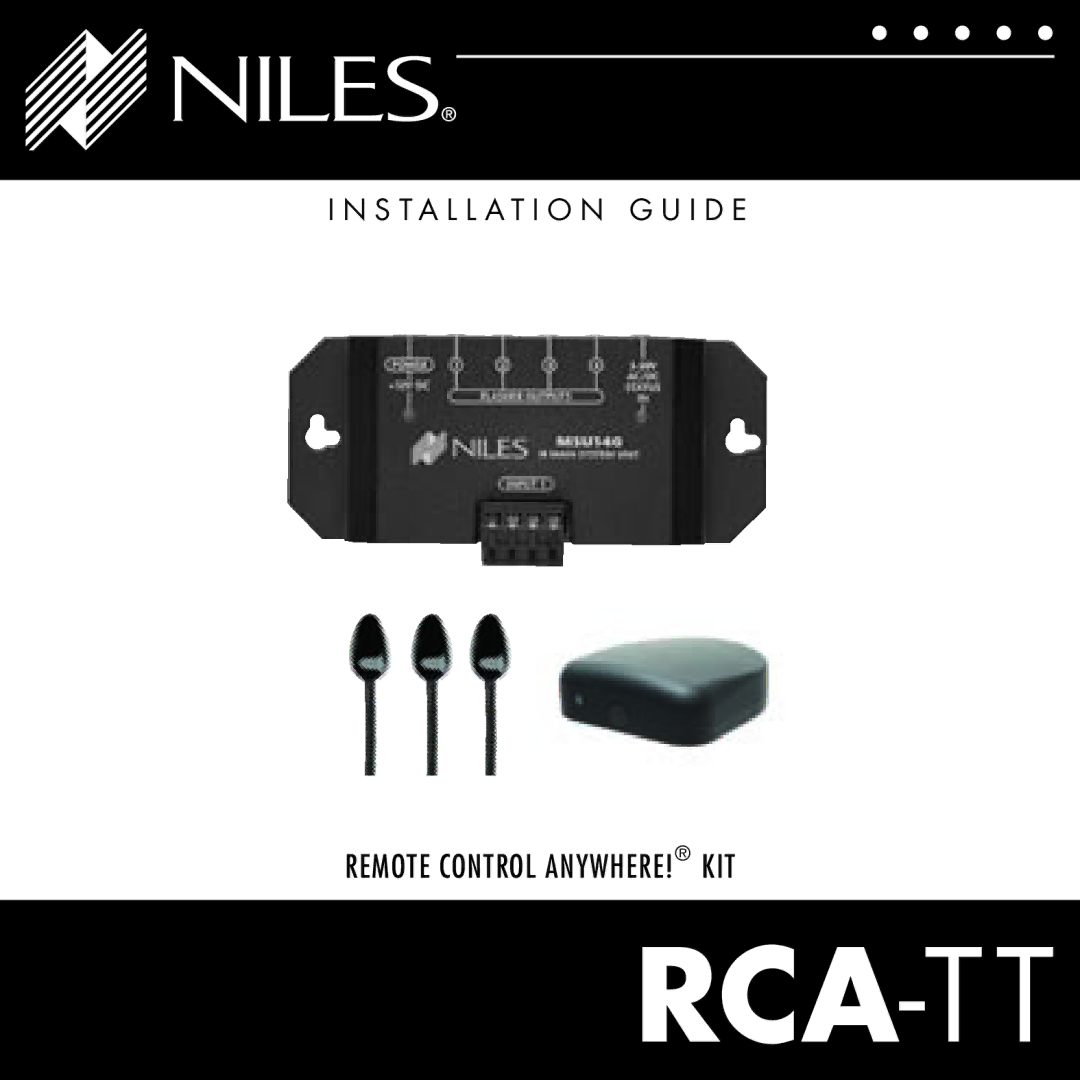 Niles Audio RCA-TT manual Rca-Tt 