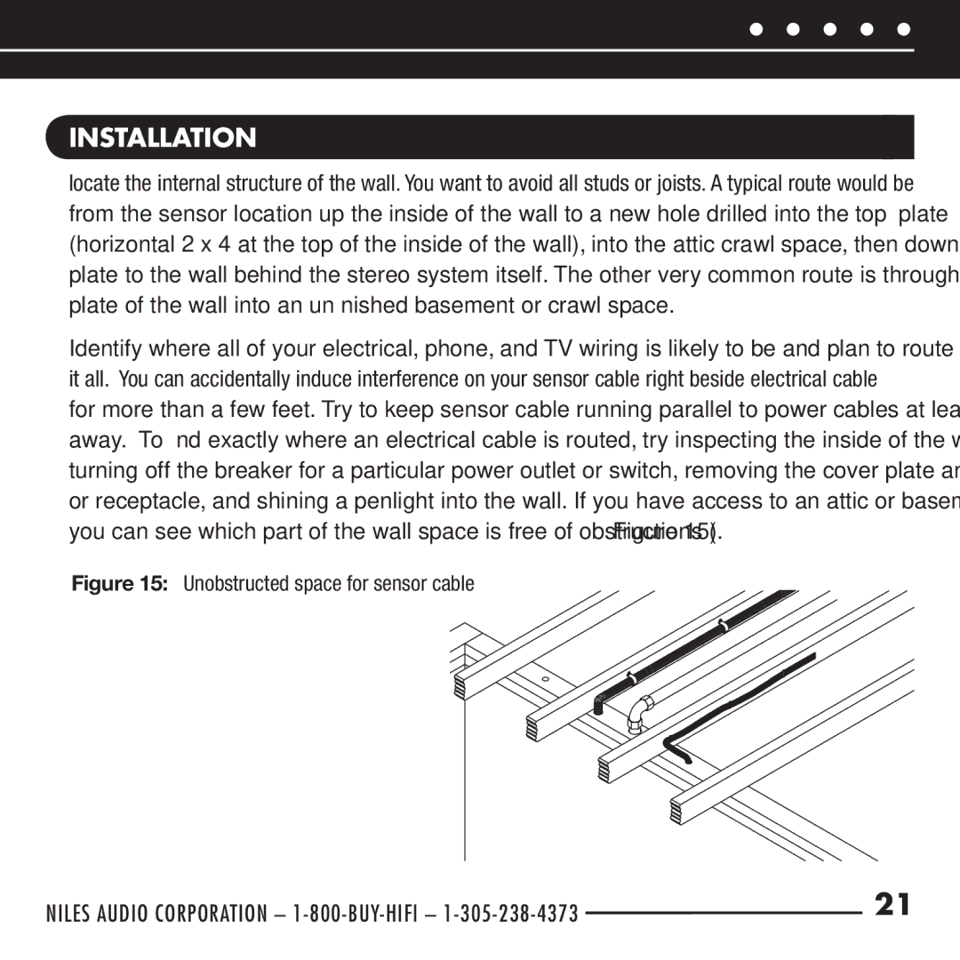 Niles Audio RCA-TT2 manual Installation 