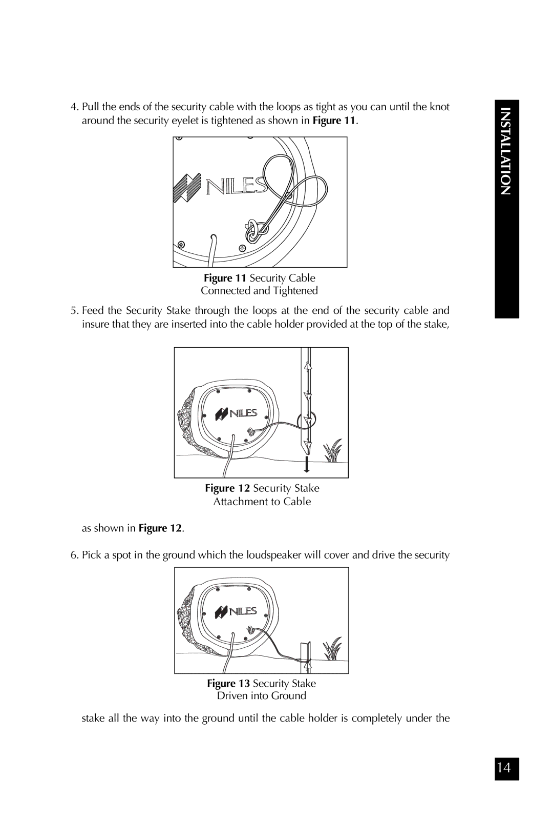 Niles Audio RS5 manual Installation 