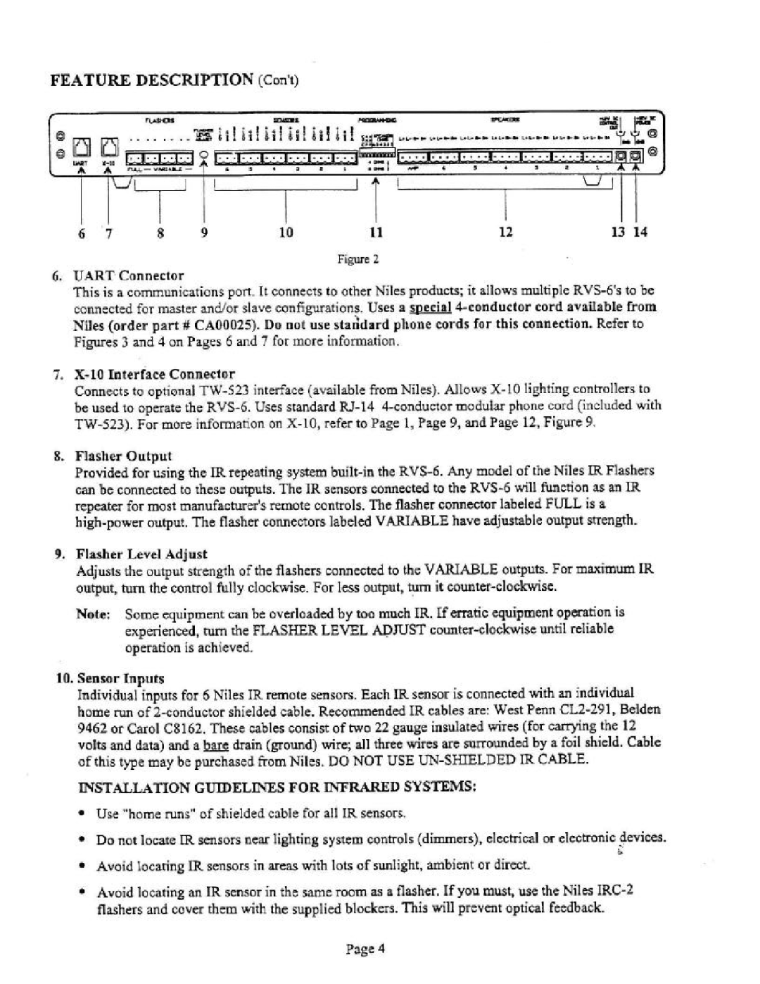 Niles Audio RVS-6 manual 