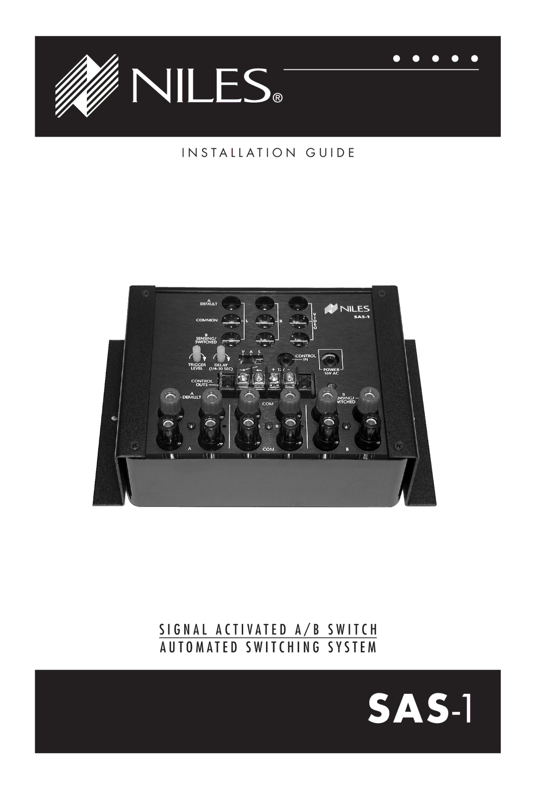 Niles Audio SAS-1 manual 