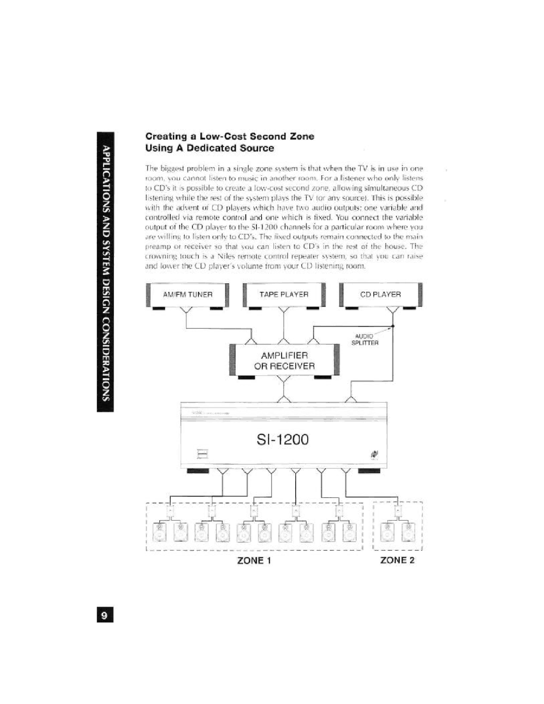 Niles Audio SI-1200 manual 