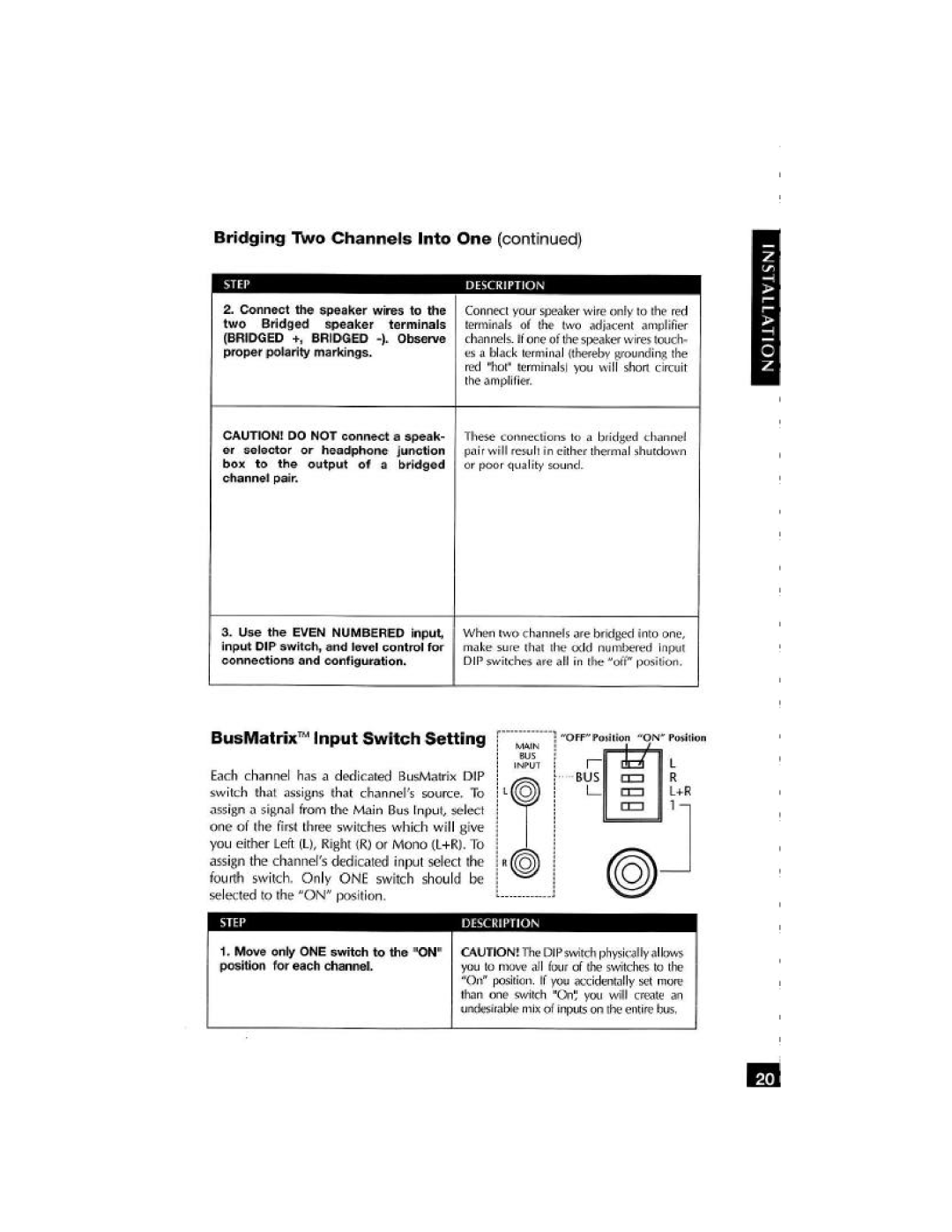 Niles Audio SI-1200 manual 