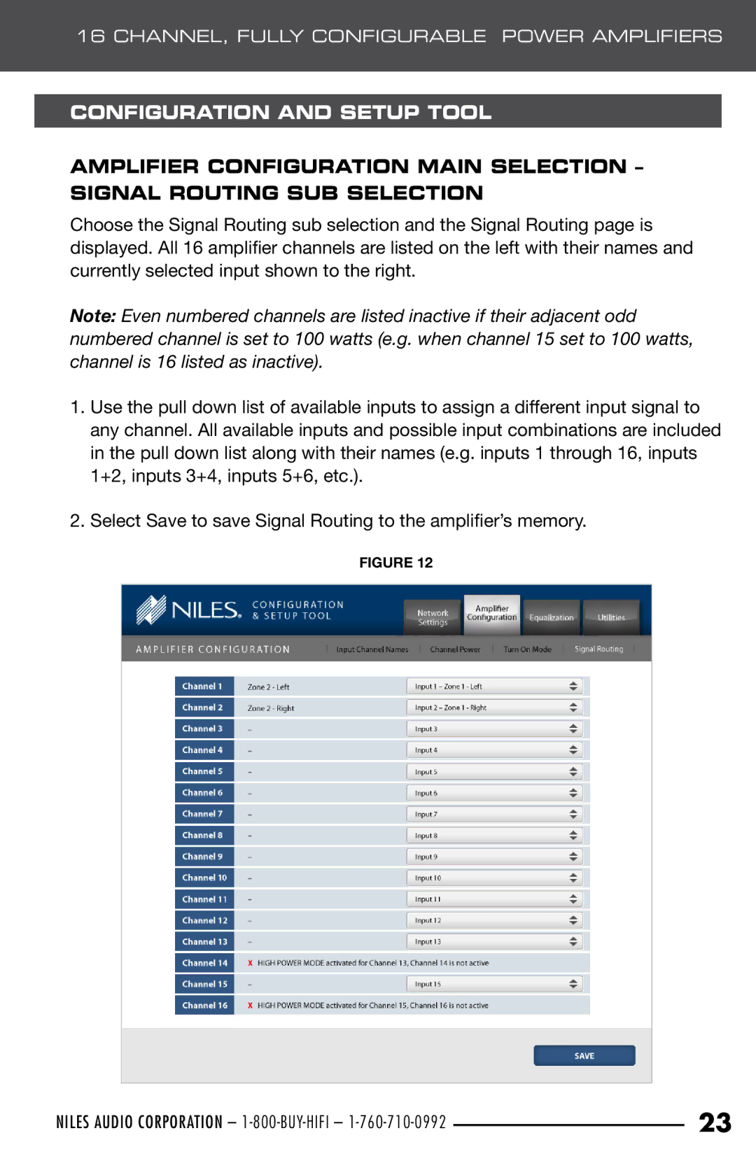 Niles Audio SI-1650 manual Configuration and Setup Tool 